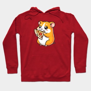 Hamster Eating a Slice of Pizza Hoodie